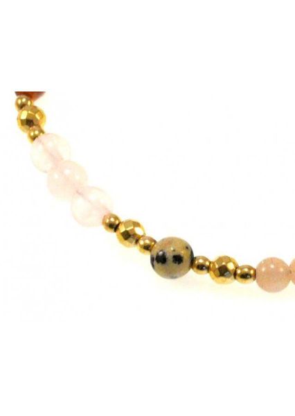 Bransoletka Agat Kwarc 925 zdjęcie 2