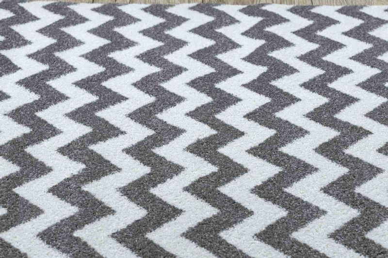 RUG/LU/ESMESA/ZIGZAK/GREY+WHITE/160x220 zdjęcie 4