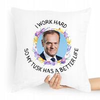 Poduszka Prezent Politycy Donald Tusk Platforma Po Z Nadrukiem Ze Zdjęciem