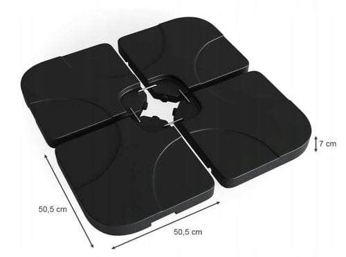 Obciążniki podstawa do parasola pawilonu 4szt wypełnienie woda piasek na Arena.pl