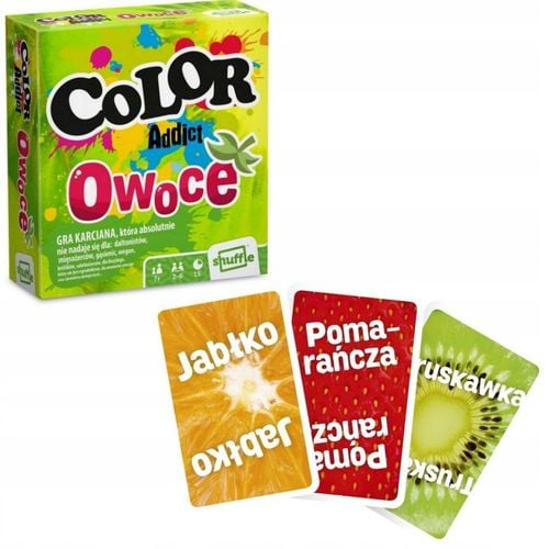 karty do gry color addict owoce dopasuj kolory na Arena.pl