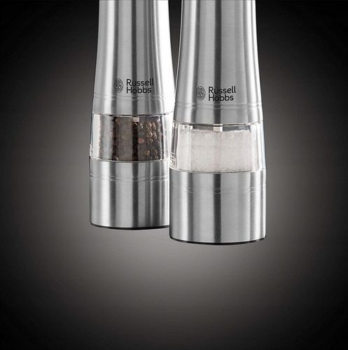 ZESTAW 2x ELEKTRYCZNY MŁYNEK DO PIEPRZU I SOLI ZIOŁA PRZYPRAW na Arena.pl