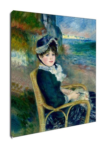 By the Seashore, Auguste Renoir - obraz na płótnie 40x50 cm zdjęcie 1