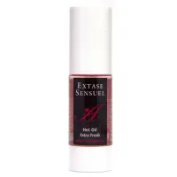 extase sensuel hot oil extra fresh strawberry 30ml - rozgrzewający olejek