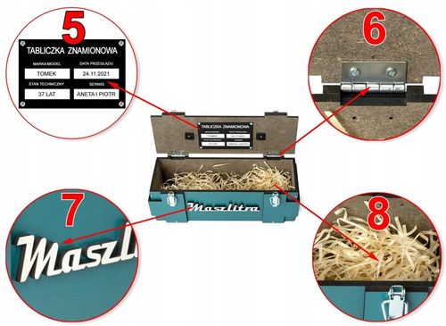 Prezent na 18-99 urodziny dla Taty Kolegi skrzynka na alkohol Maszlitra na Arena.pl