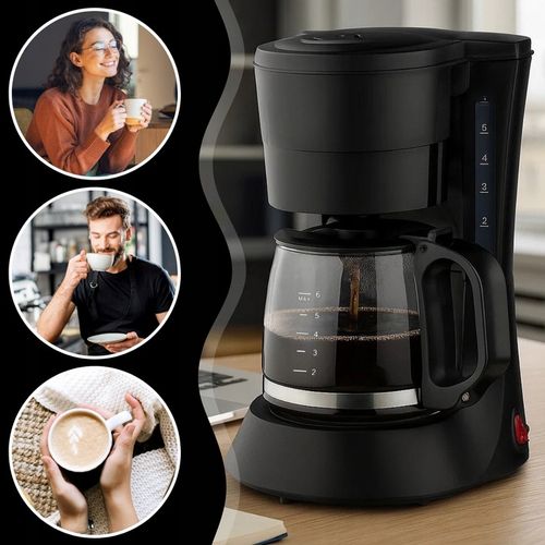 EKSPRES DO KAWY HERBATY KUCHENNY PRZELEWOWY 600ML BLOKADA KAPANIA 600W na Arena.pl