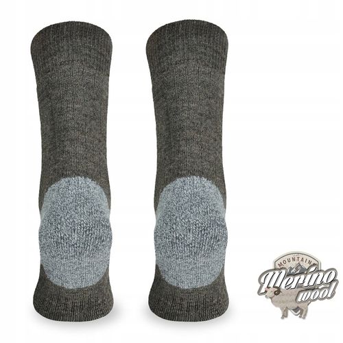 Grube zimowe skarpety trekingowe TRE9 – 80% merino na Arena.pl