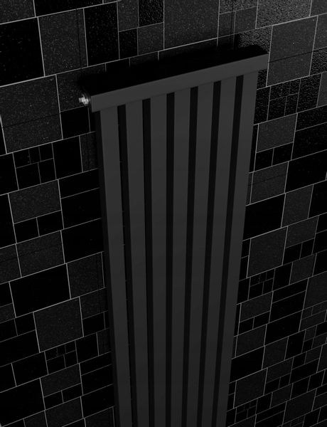 Grzejnik dekoracyjny RADIATOR 120x32 CZARNY MAT zdjęcie 7