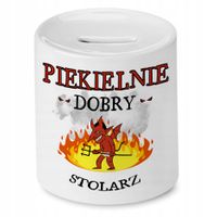 Skarbonka Dla Stolarza Na Urodziny Na Prezent Z Nadrukiem Ze Zdjęciem