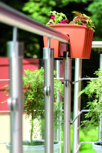 Doniczka na balustradę CROWN DCRO400 | Biały na Arena.pl