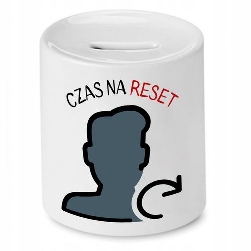 Skarbonka Informatyka Proramisty Czas Na Reset Z Nadrukiem Ze Zdjęciem na Arena.pl