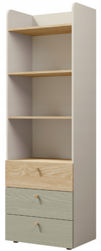 Regał 3 Do Pokoju Młodzieżowego 60cm Eukaliptus YOKO JR -3 Kolory Do Wyboru na Arena.pl