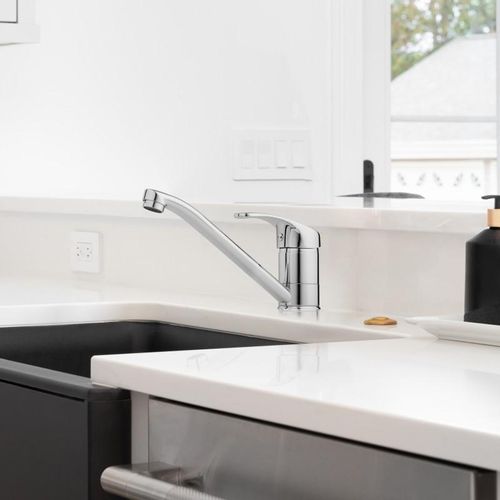 Bateria kuchenna zlewozmywakowa długa wylewka kran na Arena.pl