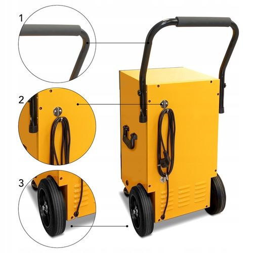 Przemysłowy osuszacz powietrza EPD 50 budowlany pochłaniacz wilgoci na Arena.pl