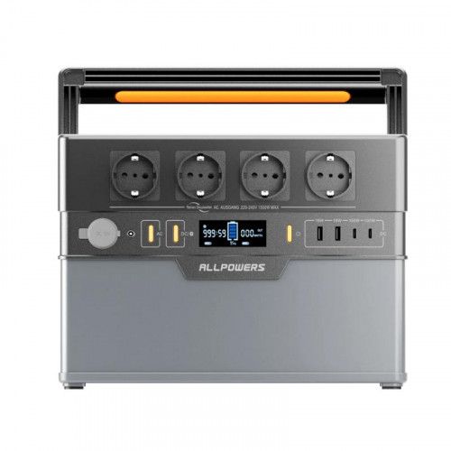 PRZENOŚNA STACJA ZASILANIA ALLPOWERS S1500 PLUS 1092WH 1500W 10 URZĄDZ na Arena.pl