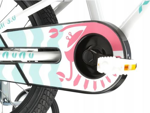 Rower dziecięcy 16" KROSS Mini 3.0 biały seledynowy R24 na Arena.pl