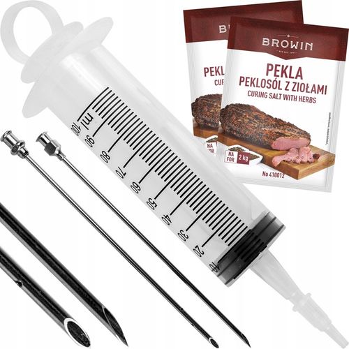 Nastrzykiwarka Do Wędlin Mięsa 2 Igły Strzykawka na Arena.pl