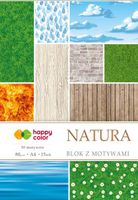 BLOK Z MOTYW. NATURA  A4  HAPPY COLOR 7054