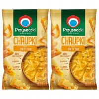 Przysnacki Chrupki o smaku żółty ser 130 g x 2 sztuki