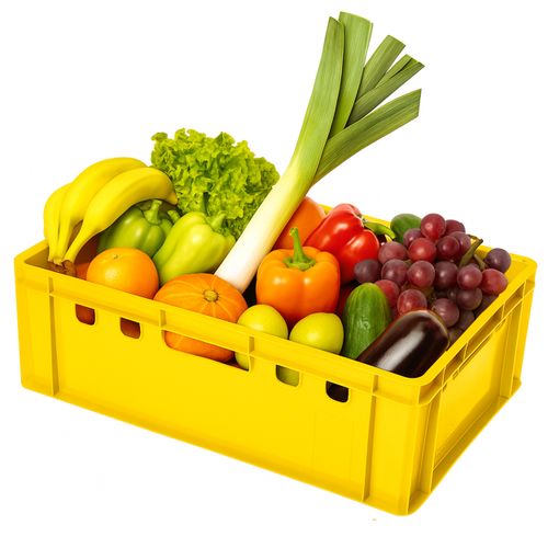 Skrzynka żółta E2 Jestic pojemnik spożywczy na wędliny mięso + atest na Arena.pl