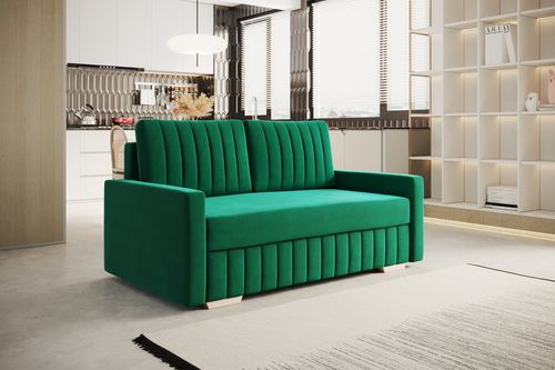 Sofa 2 osobowa ETNA rozkładana pojemnik na pościel na Arena.pl