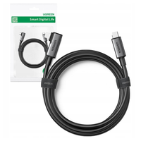 kabel ugreen us551 kątowy usb-c - usb-c pd 60w 3a 5gb/s 5m - czarny