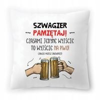 Poduszka Dla Szwagra Na Urodziny Na Prezent Z Nadrukiem Ze Zdjęciem