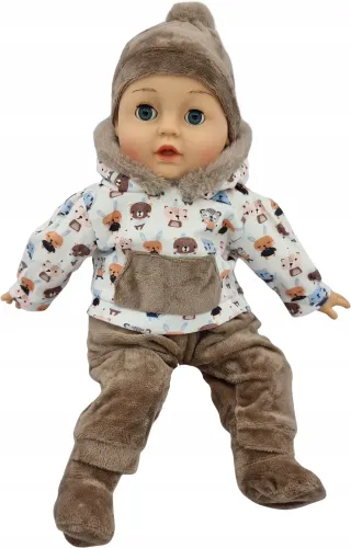 LALKA BOBAS MÓWI I ŚPIEWA PO POLSKU ZAMYKA OCZY 45CM+SMOCZEK+BUTELKA_751 na Arena.pl