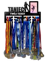 Wieszak na medale TANIEC ramka na zdjęcie, dowolny tekst  251.1