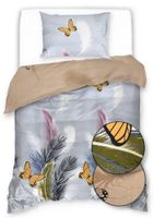Pościel Bawełna Satynowa 140X200 Motylki 20986