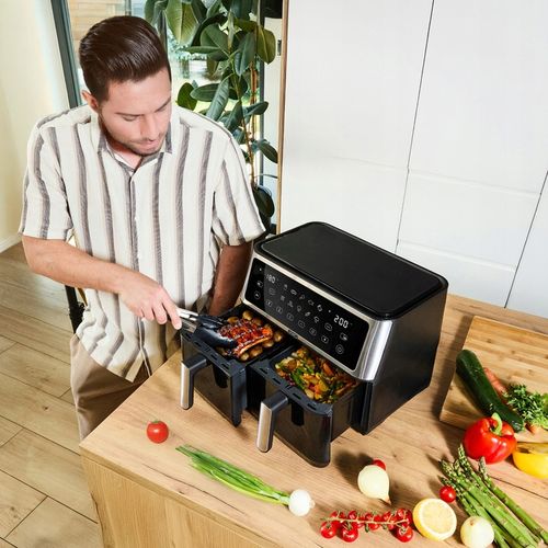 Frytkownica beztłuszczowa Dwukomorowa 10L Air Fryer Yoer 2850W 10 na Arena.pl