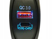 Ładowarka USB-A i USB-C 3,4A Gniazdo Samochodowe 12V 24V - HERON