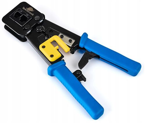 Zaciskarka RJ45 Przelotowa Złącz Wtyków RJ-45 Zaciskacz Złączek RJ 45 11 12 na Arena.pl