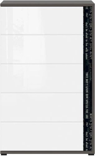 Szafka Biały Połysk Graphic Black Red White na Arena.pl