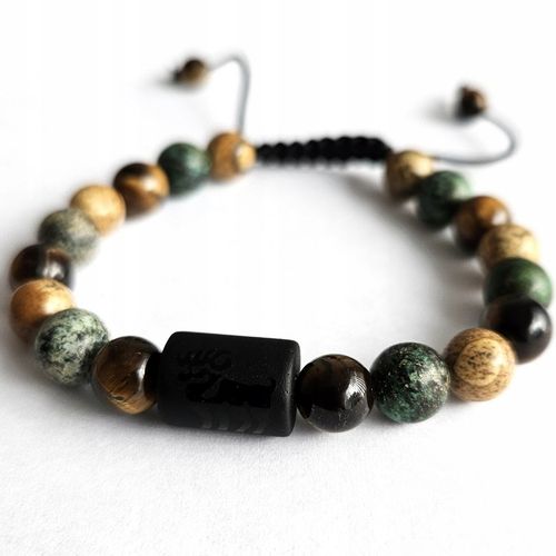 Bransoletka męska, znak zodiaku BARAN, REGULOWANA 17-24cm, Versatile na Arena.pl