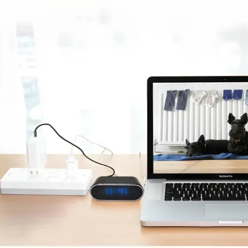 ZEGAR Z UKRYTA MINI KAMERA SZPIEGOWSKA WiFi BUDZIK na Arena.pl