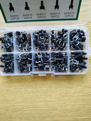 Zestaw przycisków tact switch mikroswitch 200 szt na Arena.pl