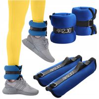 OBCIĄŻNIKI NA NADGARSTKI RĘCE I KOSTKI OBCIĄŻENIE CIĘŻARKI ĆWICZENIA 2x3kg