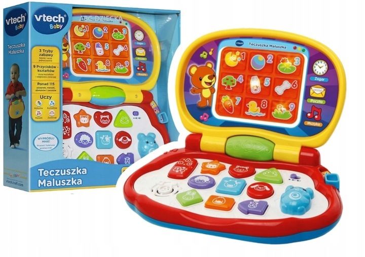 VTech INTERAKTYWNY LAPTOP edukacyjny UCZY BAWI zdjęcie 1
