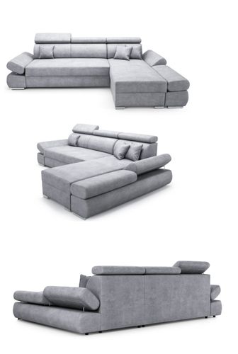 Narożnik Kalifornia rogówka ruchome zagłówki dwa wzory do wyboru na Arena.pl