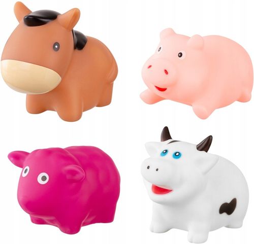 AKUKU ZABAWKI DO KĄPIELI KĄPIELOWE WANNY 4szt na Arena.pl