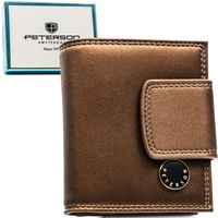 portfel damski skóra+pu ptn ps329-hnl-2975 brown