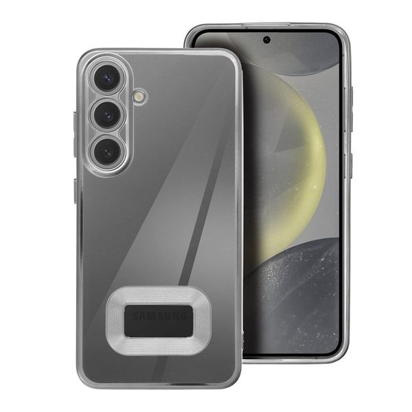 Futerał GLAM do SAMSUNG S25 Plus srebrny zdjęcie 1