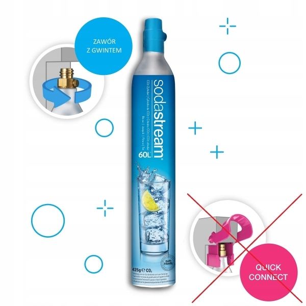 Sodastream nabój CO2 do saturatora butla zdjęcie 8