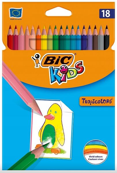 Kredki Bic 18Kol. Tropicolors2 0097 zdjęcie 1