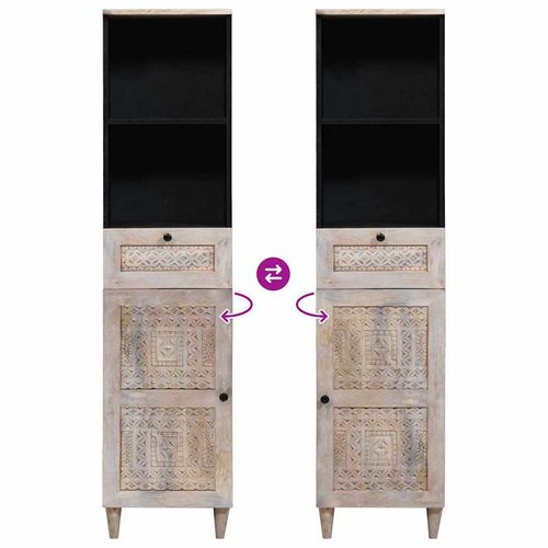 Zestaw mebli łazienkowych 3 pcs Biały 38 x 33 x 160 cm na Arena.pl