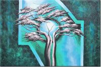 120CM 80CM OBRAZ ŚCIENNY DRZEWO O PÓŁNOCY