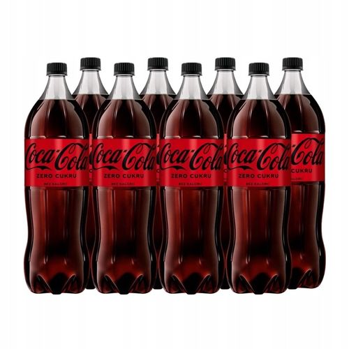 Coca-Cola Zero 8x 2l napój gazowany bez cukru na Arena.pl