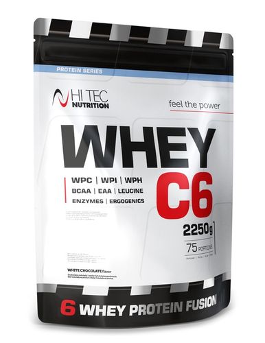 HI TEC Whey C-6 - 2250g BIAŁKO PROTEIN WPI WPH WPC na Arena.pl