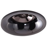 Sufitowa lampa minimalistyczna Adamo AZ1480 Azzardo okrągły wpust czarny